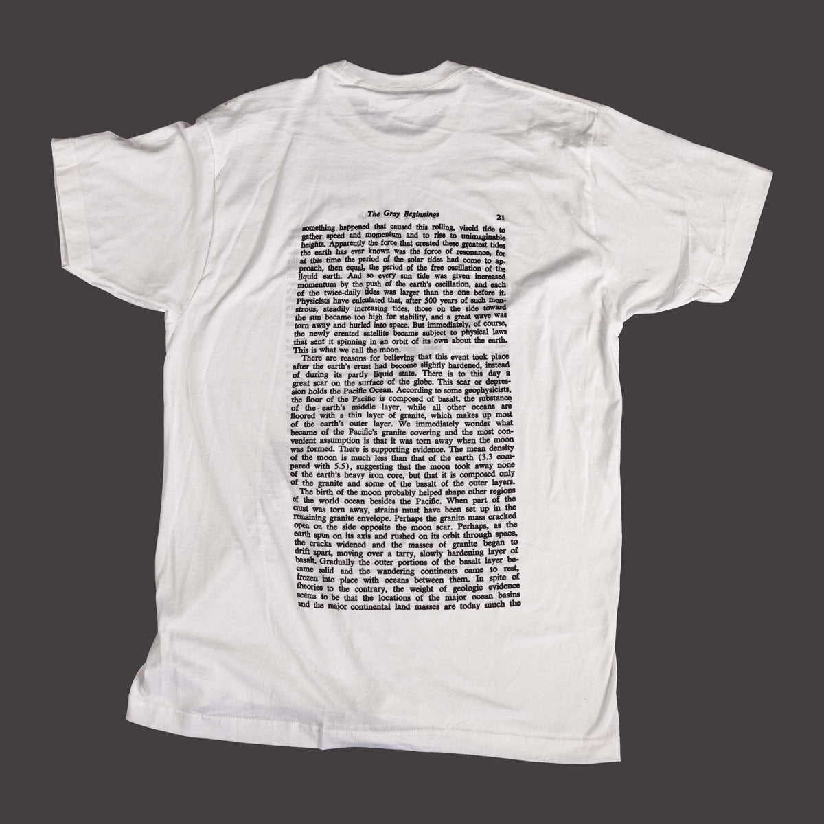 David Horvitz Bookshirt – A History of Frogs