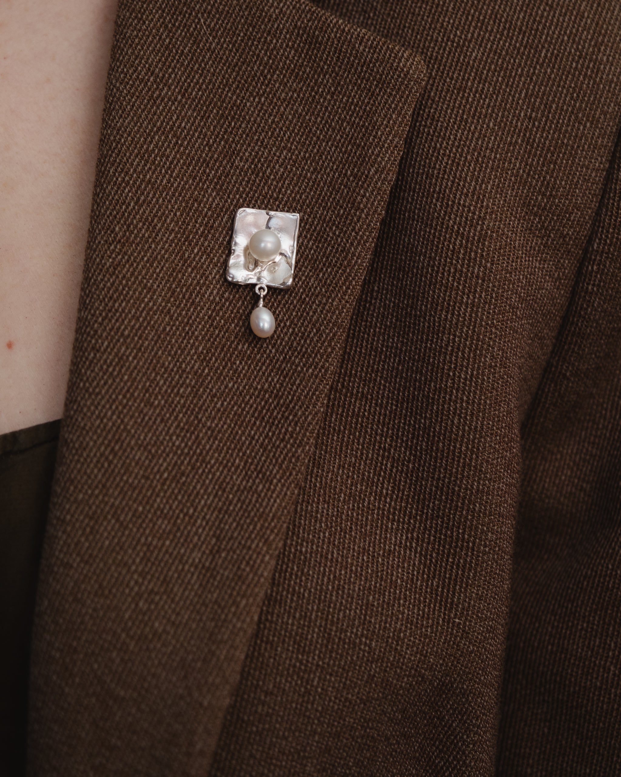 Orb Portrait Pin