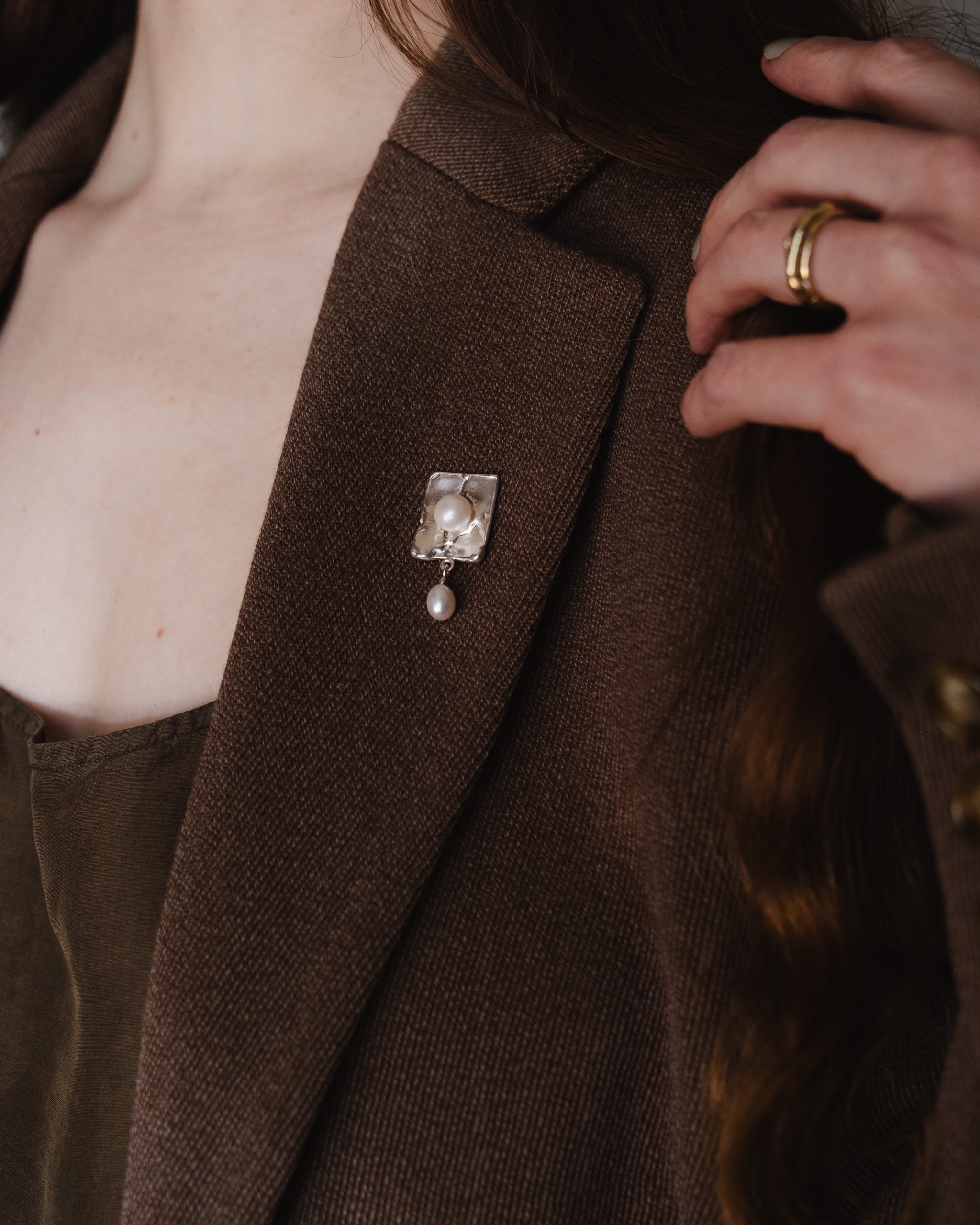 Orb Portrait Pin