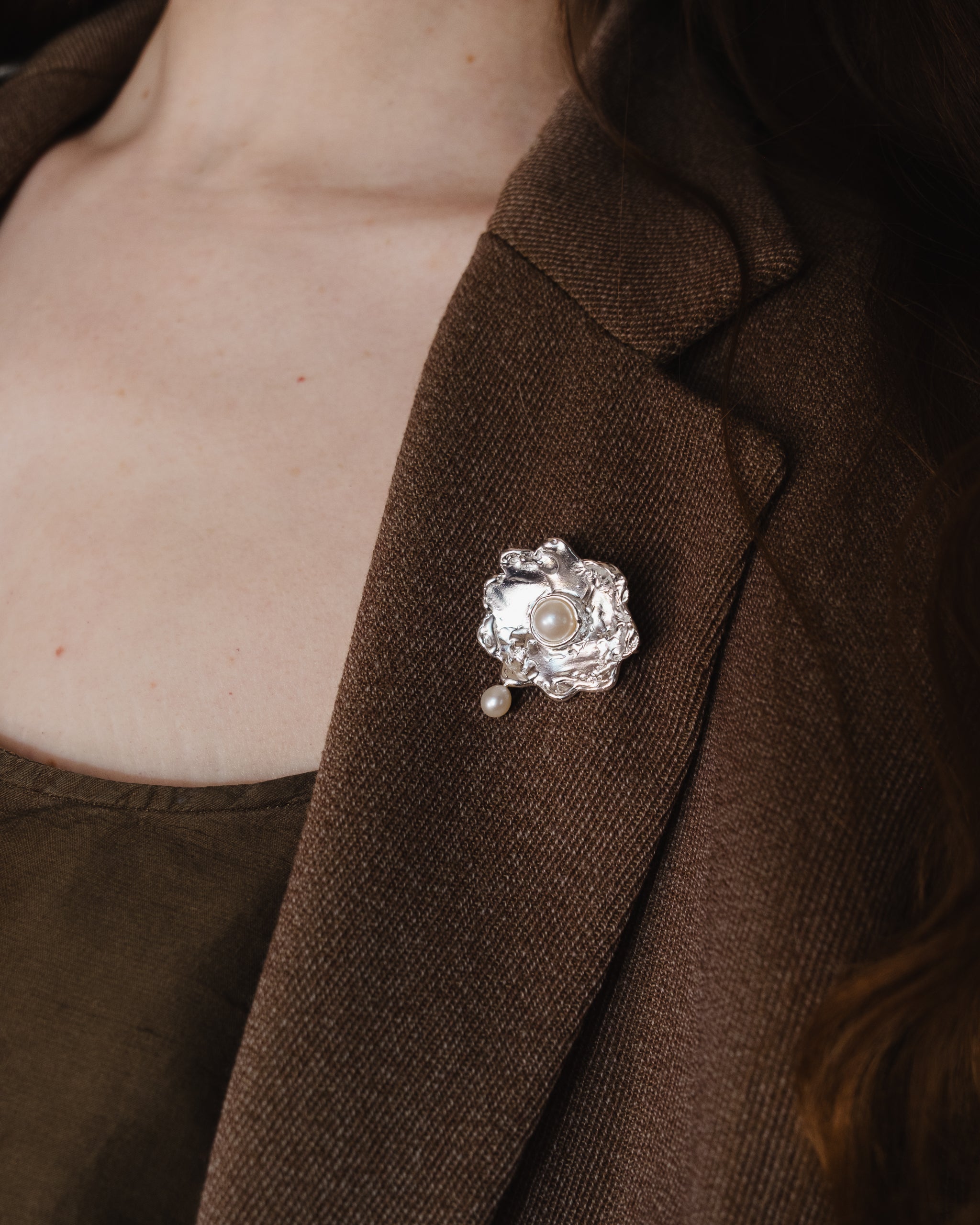 Quiet Vortex Brooch