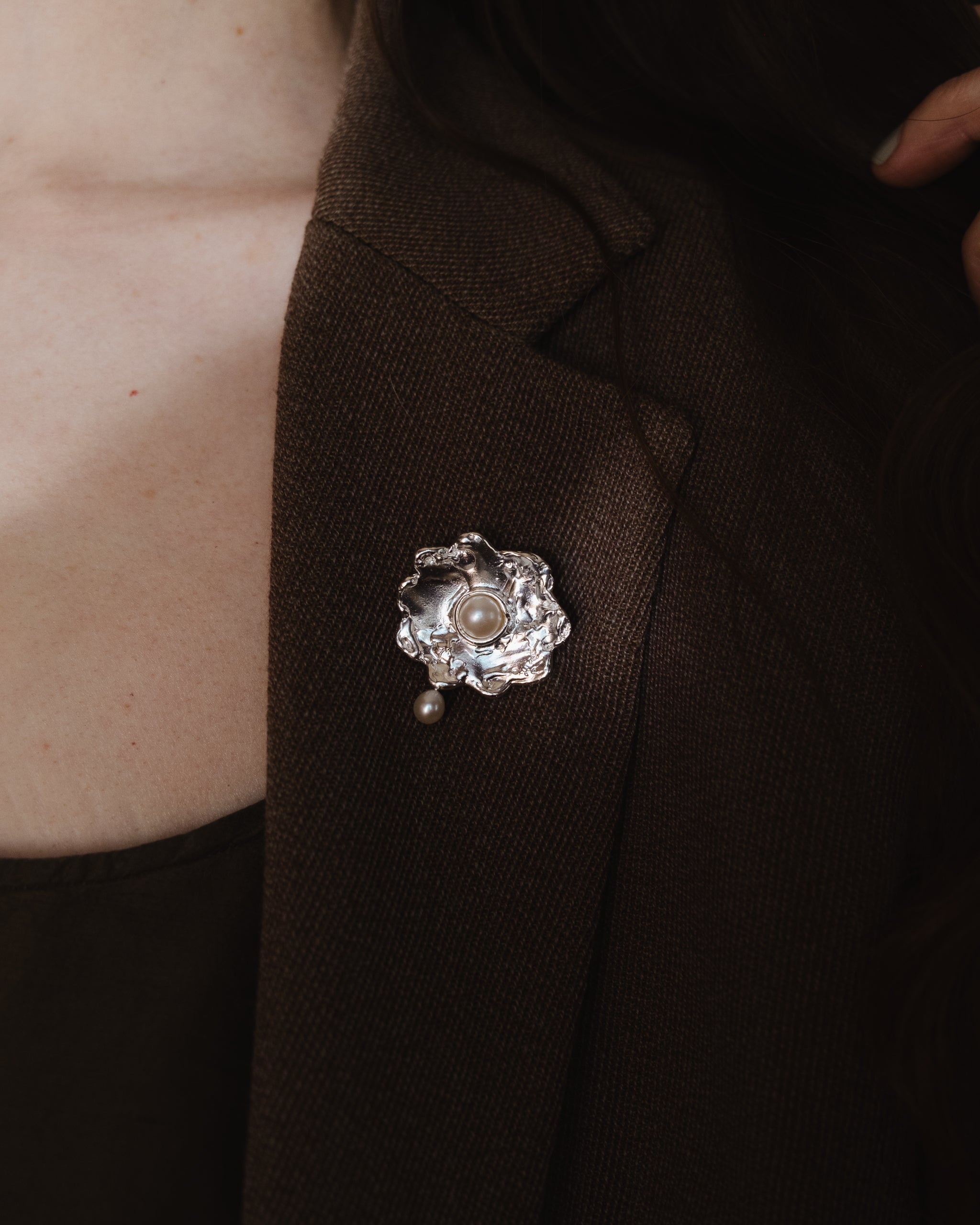 Quiet Vortex Brooch