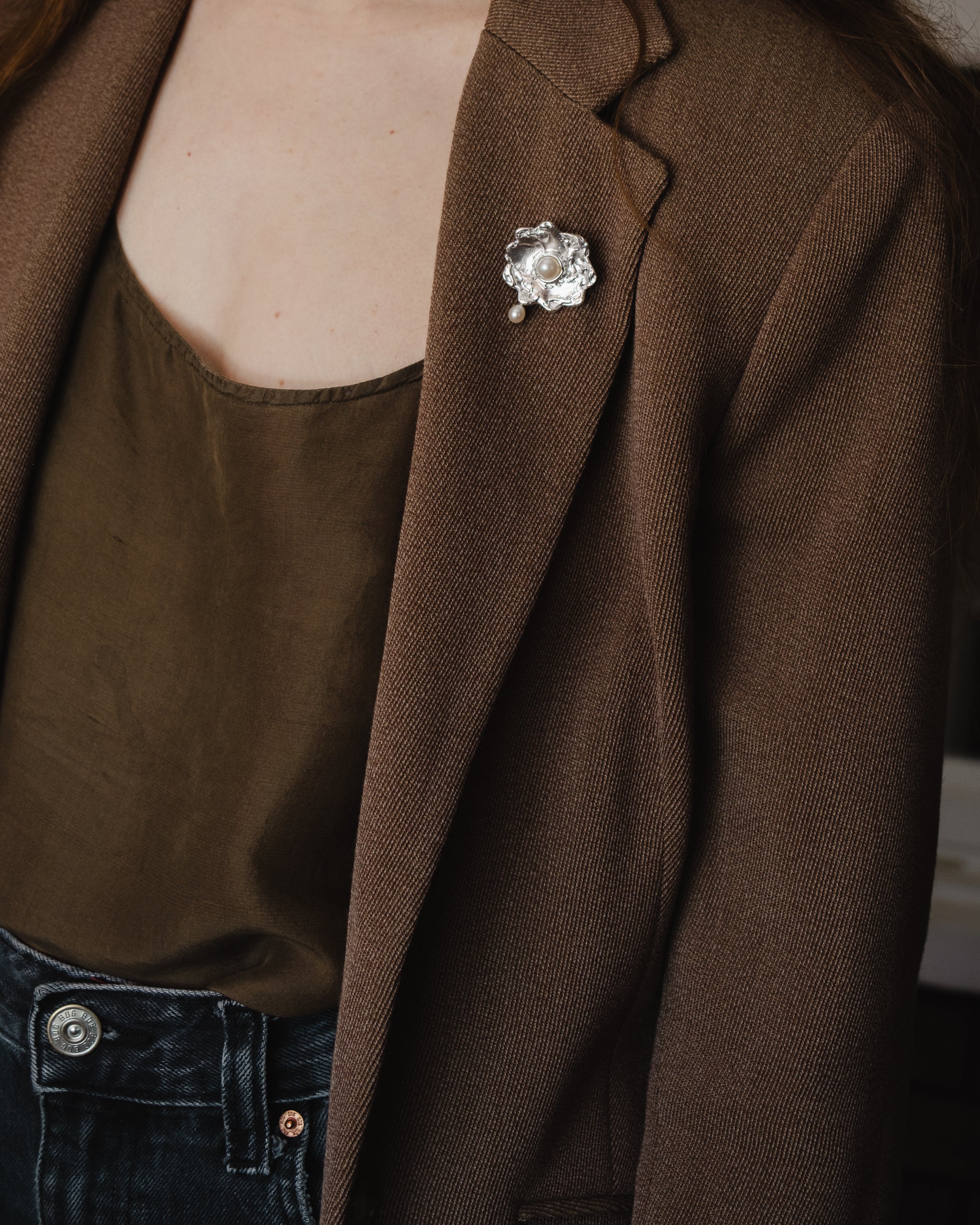 Quiet Vortex Brooch