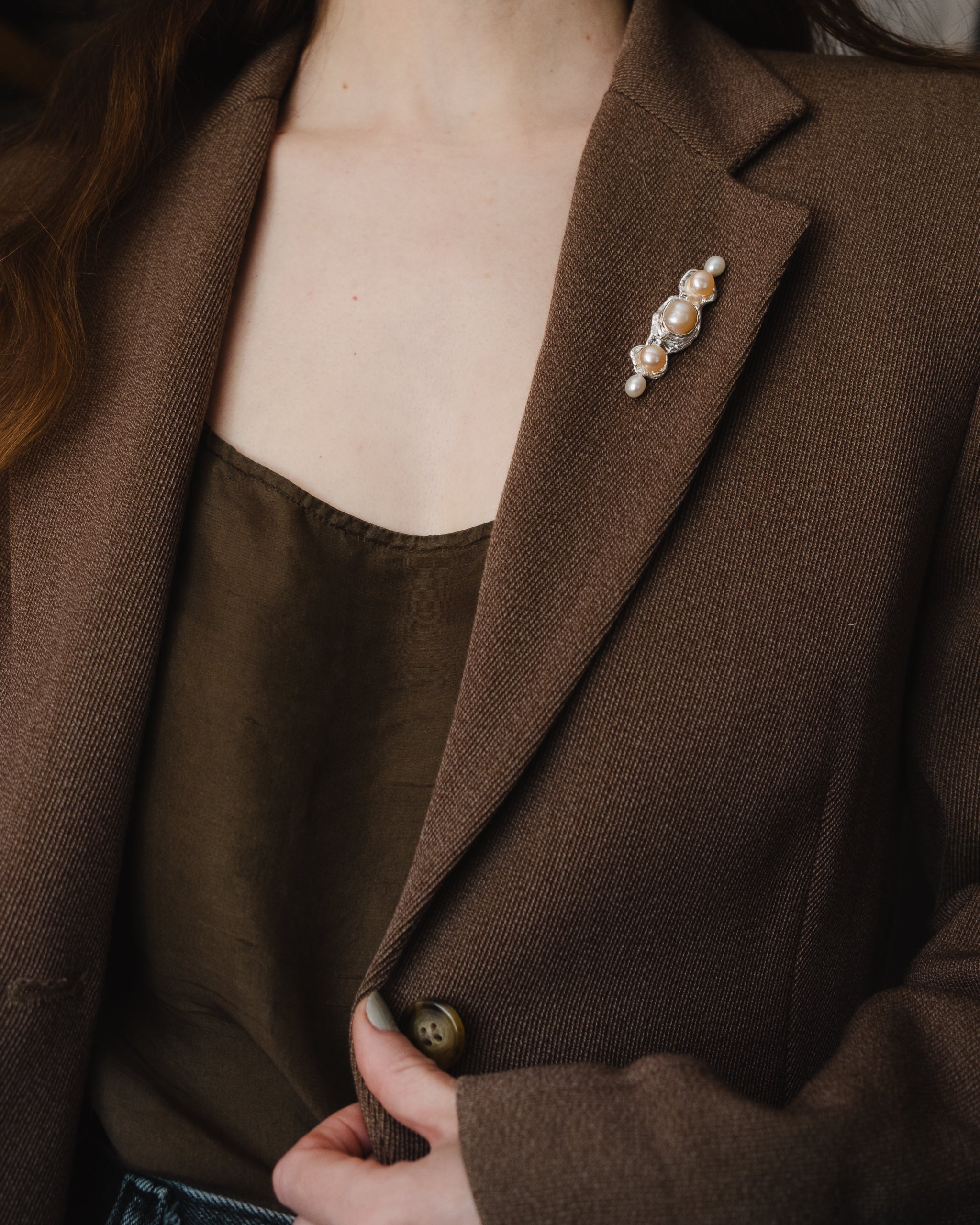 Pink Phase Brooch