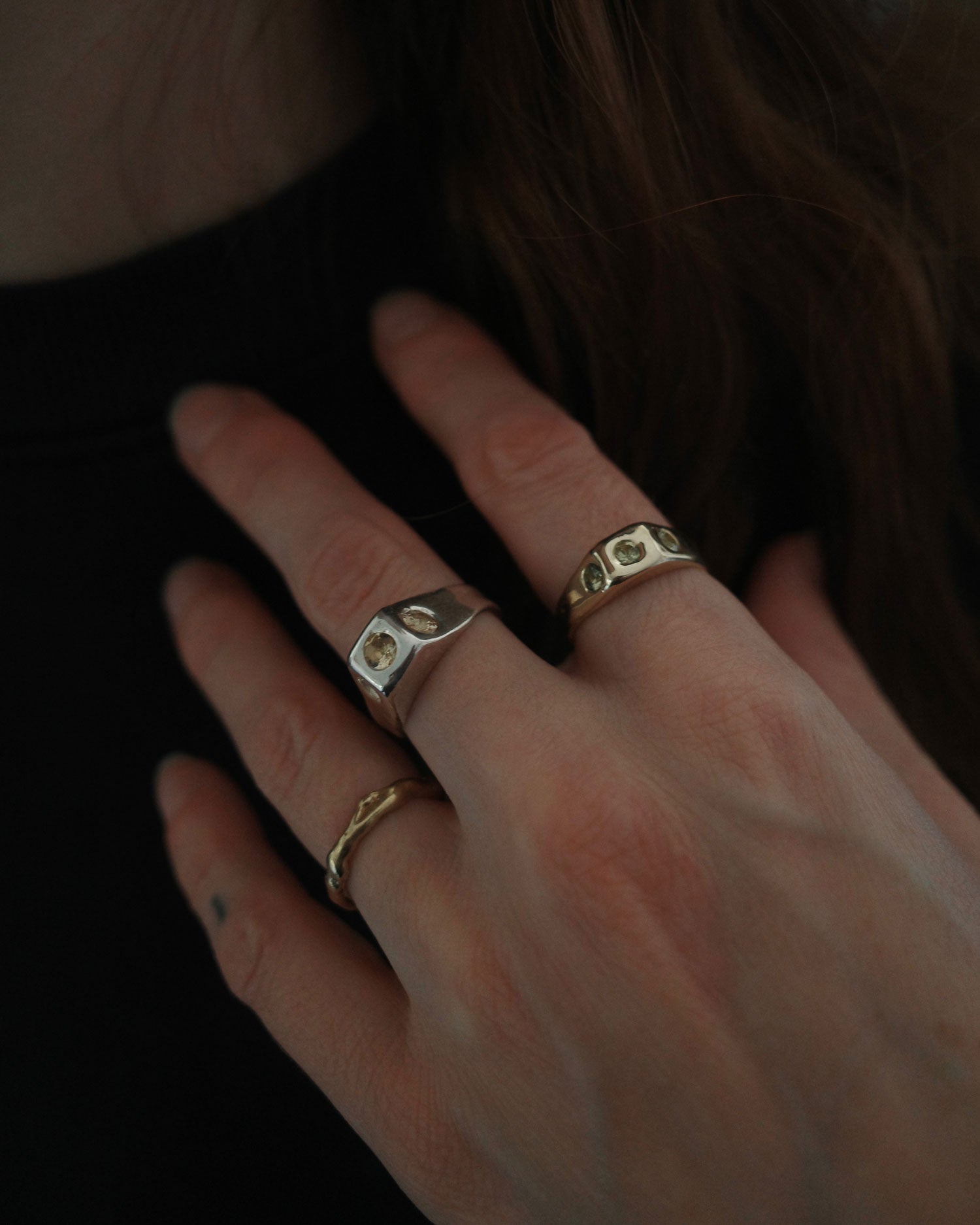 Topaz Poet Ring