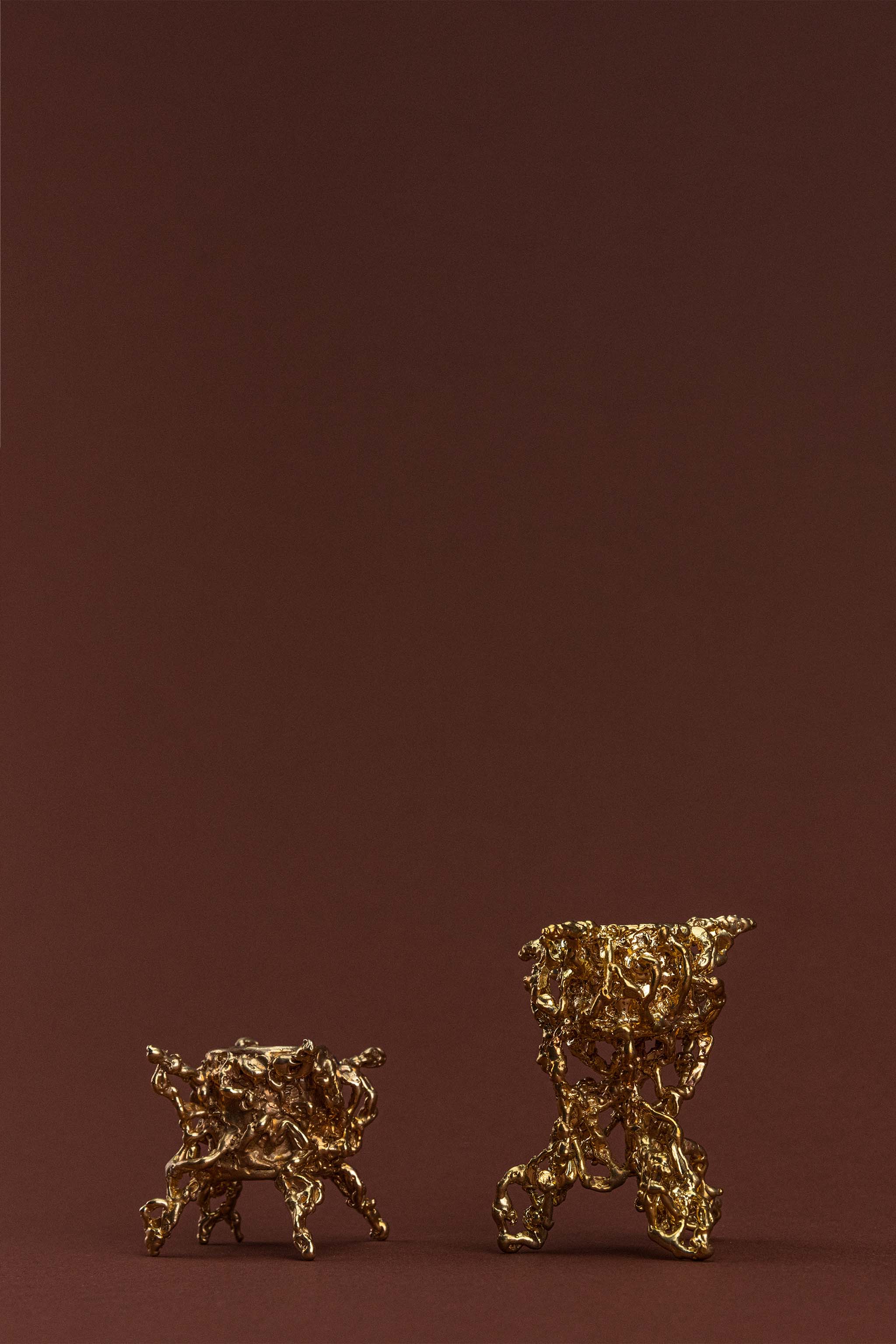 Sentient Magma Candle Holders