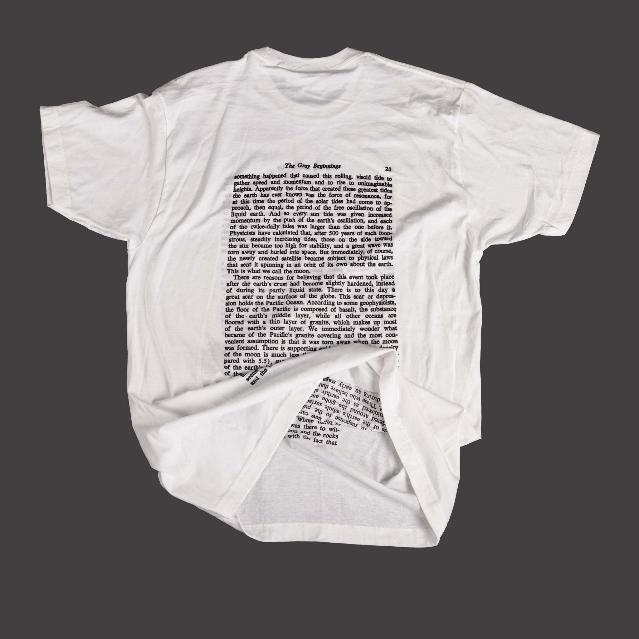 David Horvitz Bookshirt